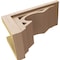 Ekena Millwork 8"W x 16"D x 8"H Wide Sheridan Rough Cedar Woodgrain TimberThane Corbel, Primed Tan CORUR08X16X08SHERCPR - alternate 2